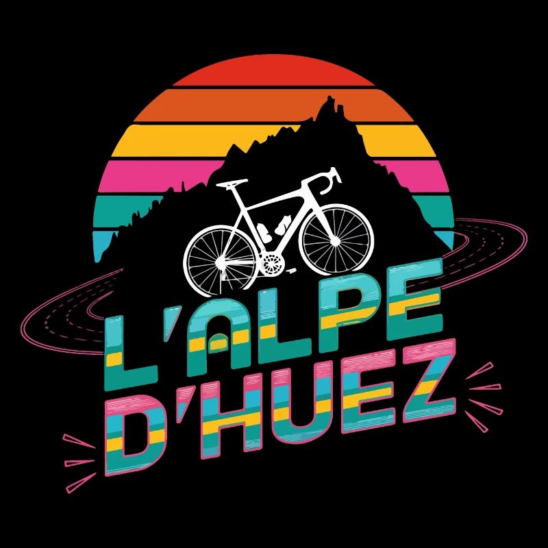 Alpe d'Huez Radsport-Design