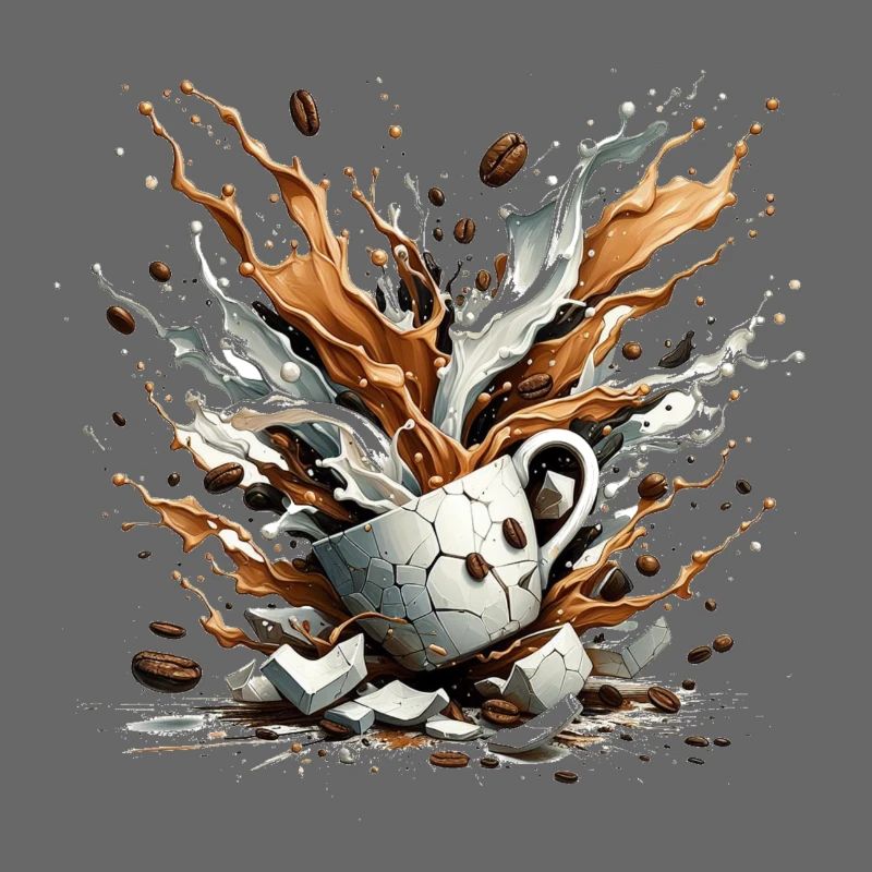Exploded Coffee - 100% Caffeine
