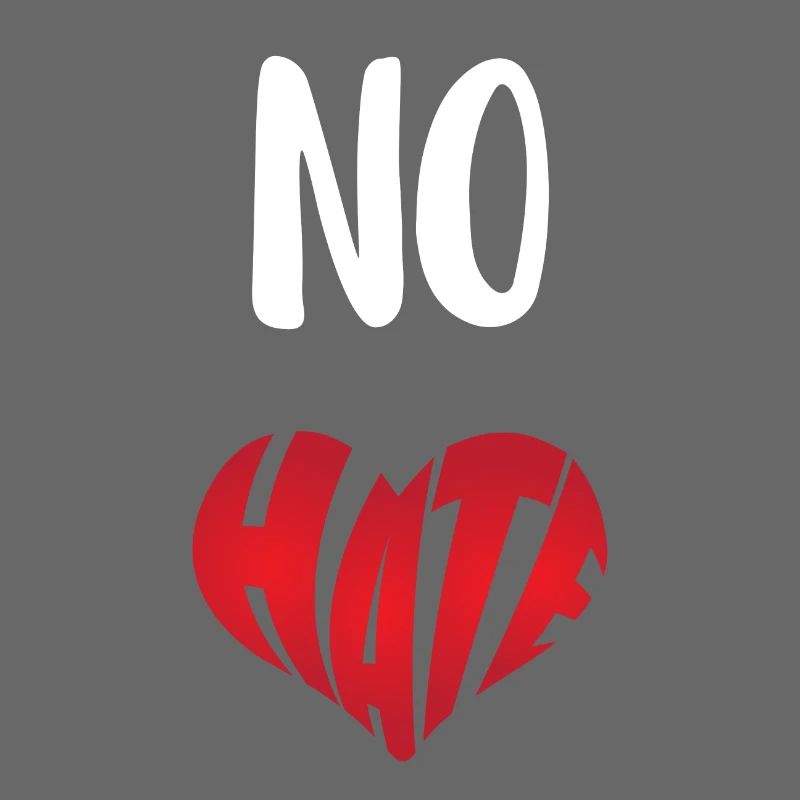 No Hate Dislike Stop Hate Anti Hate