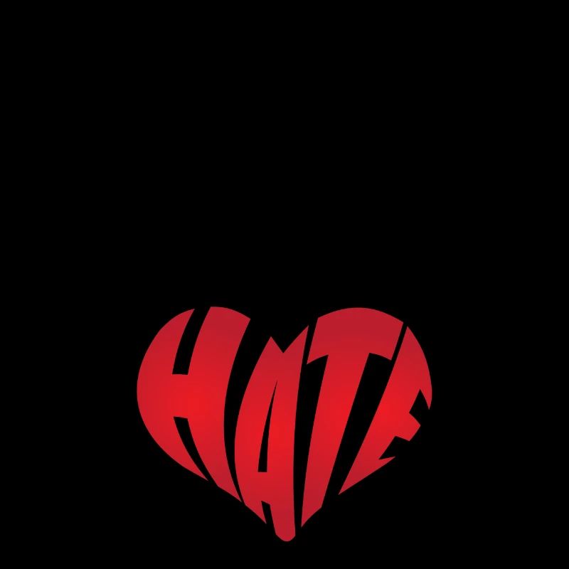 No Hate Dislike Stop Hate Anti Hate