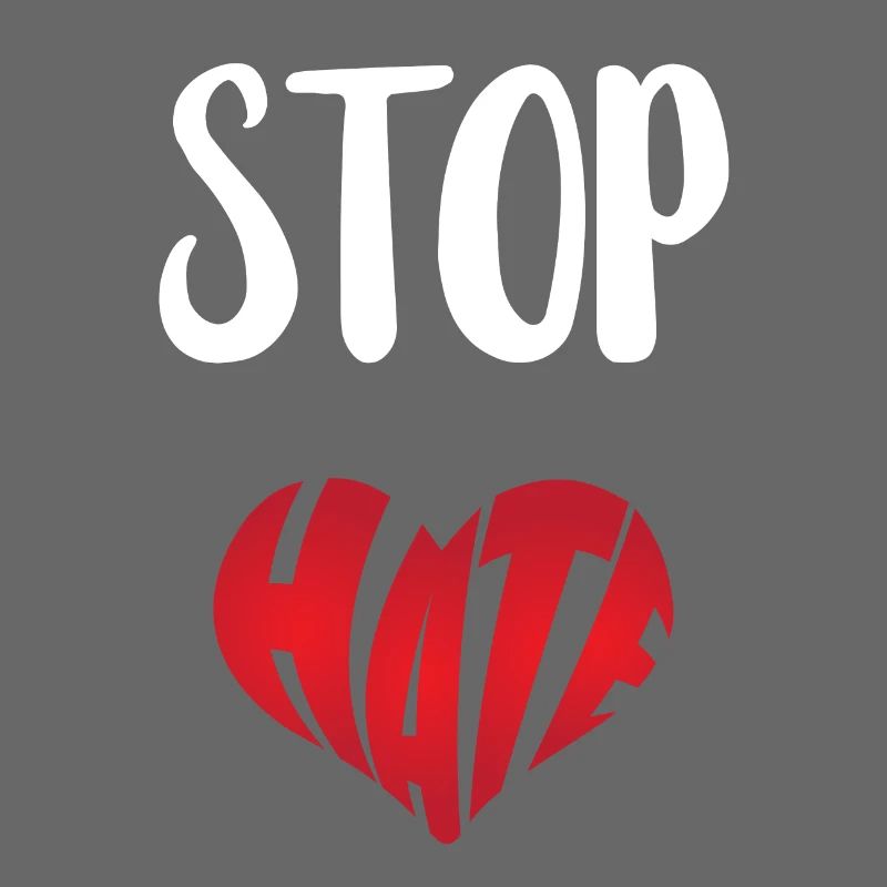No Hate Dislike Stop Hate Anti Hate