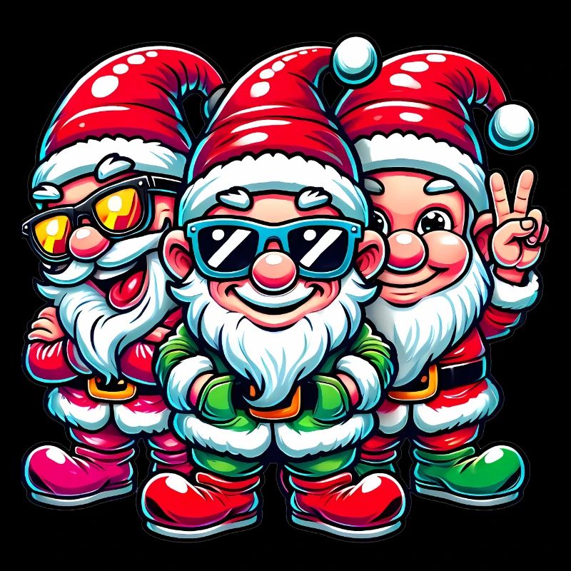 Ill Be Gnome for Christmas Design