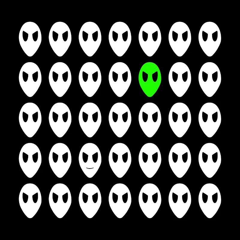 alien face
