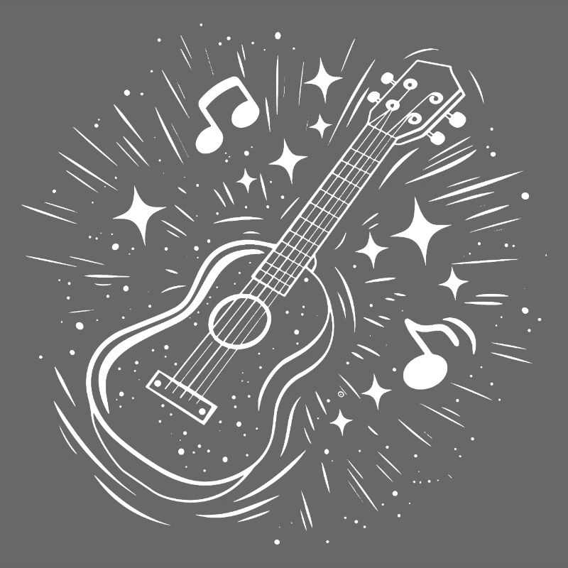 Ukulele Drawing