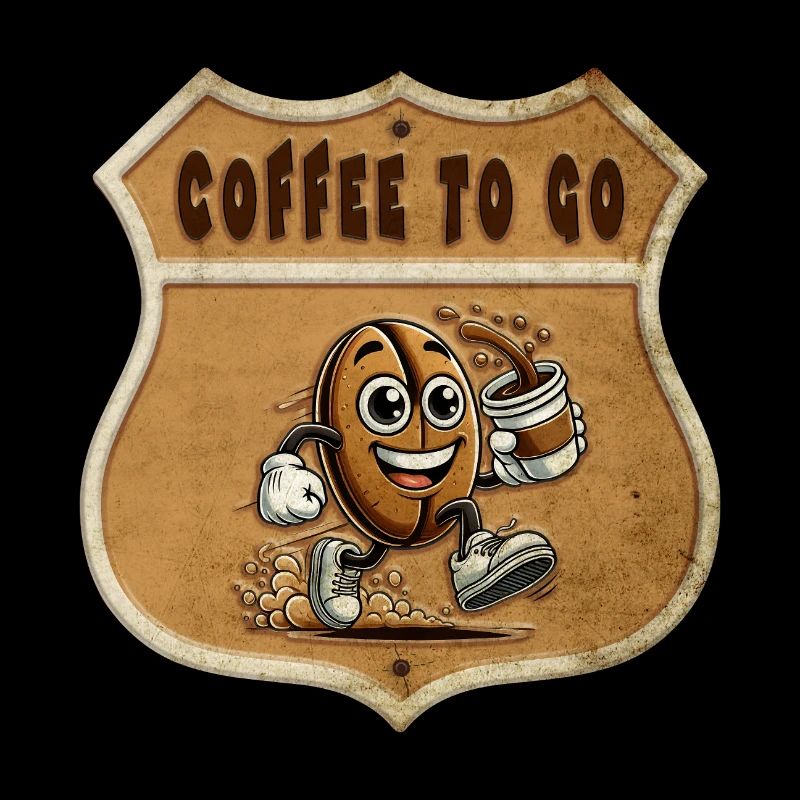 Café à emporter – Style vintage