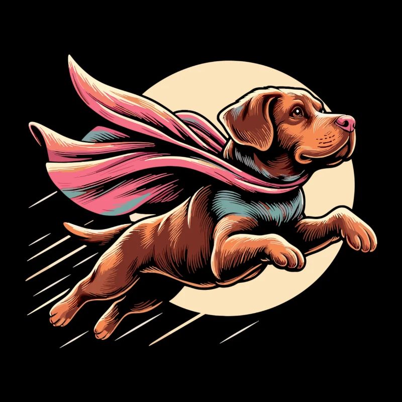 Super Hund brauner Labrador Labi Labbi Geschenk
