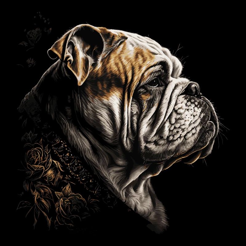 Englische Bulldogge Kunst