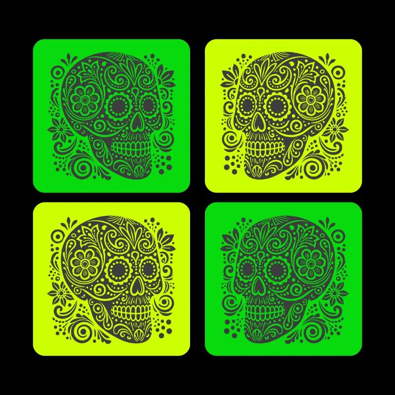Buntes Totenkopf – Mexiko Design