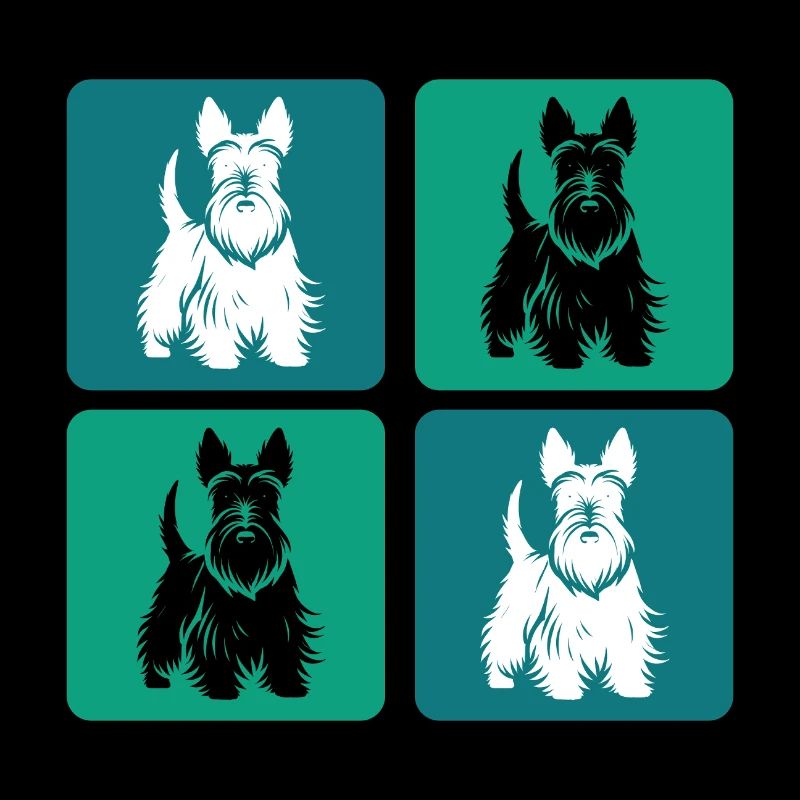 Scottish Terrier Vintage Design