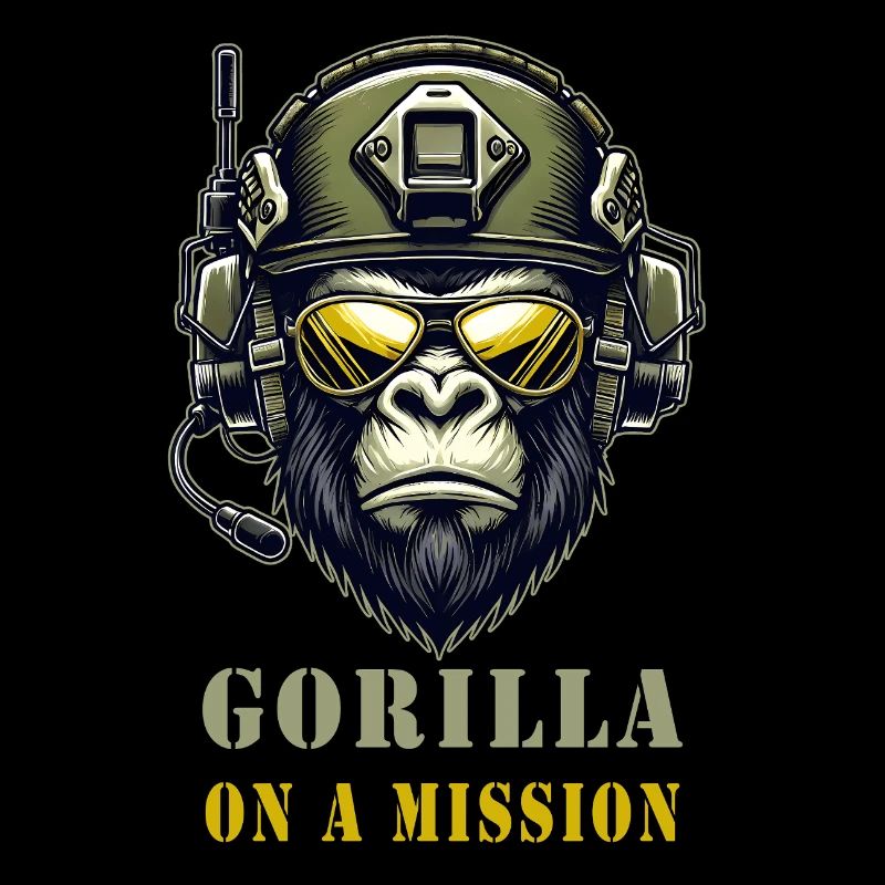 Gorille en mission / Militaire