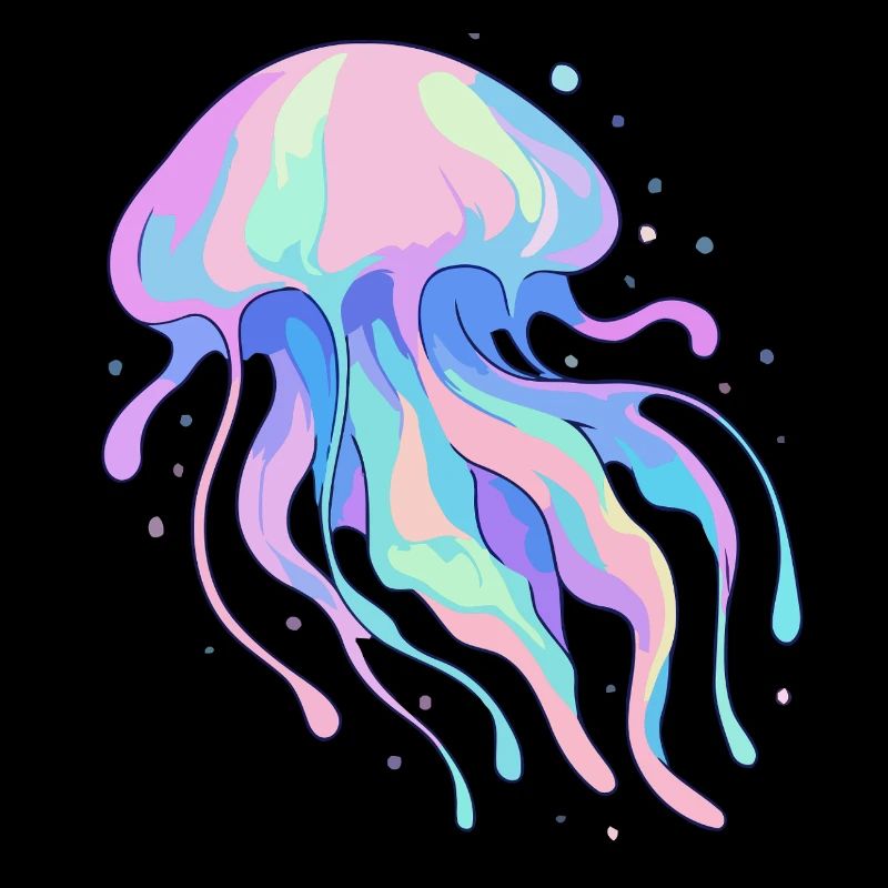 Pastel jellyfish