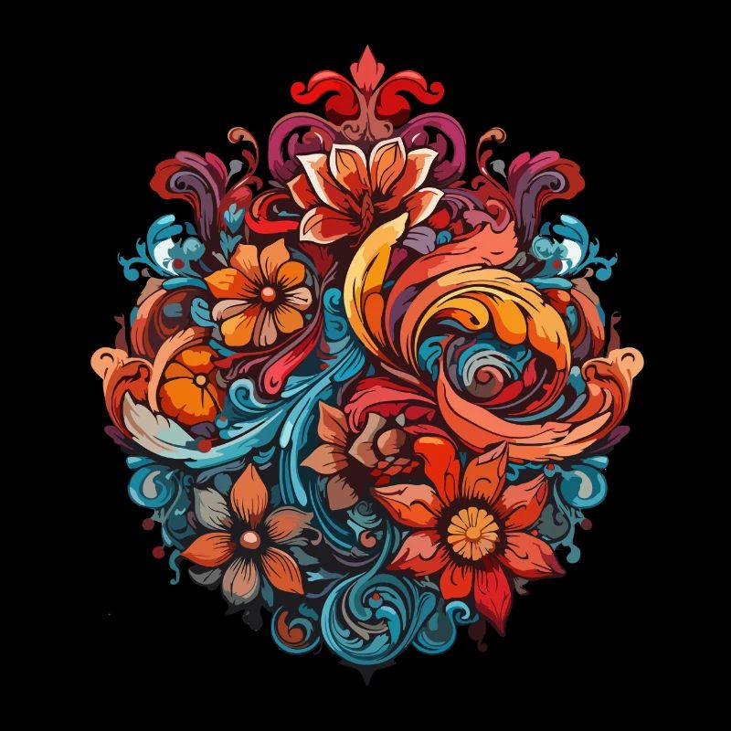 Blumenornament