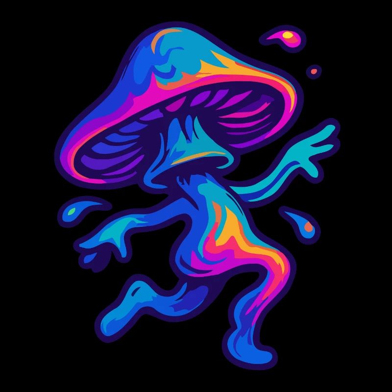 Neon Mushroom Runner