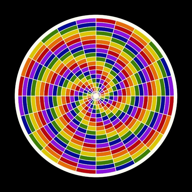 Farbige Spirale Kunstgestaltung