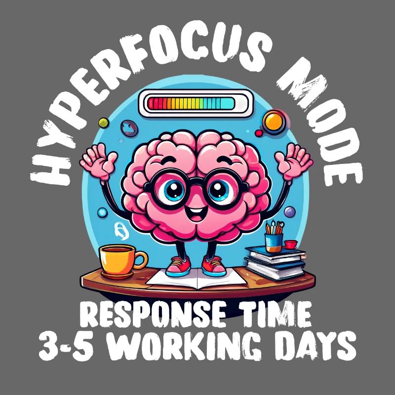 Hyperfokus Loading – Lustiges neurodivergentes T-Shirt