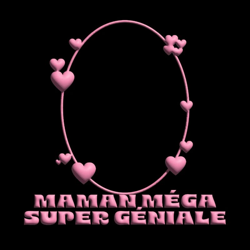 Maman Méga Super Géniale – Herzrahmen