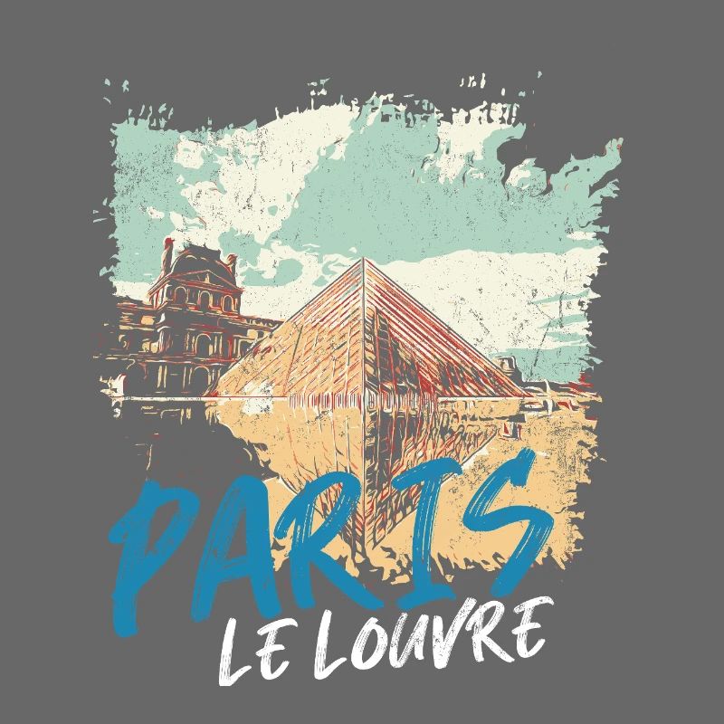Pyramide du Louvre et Monuments de Paris