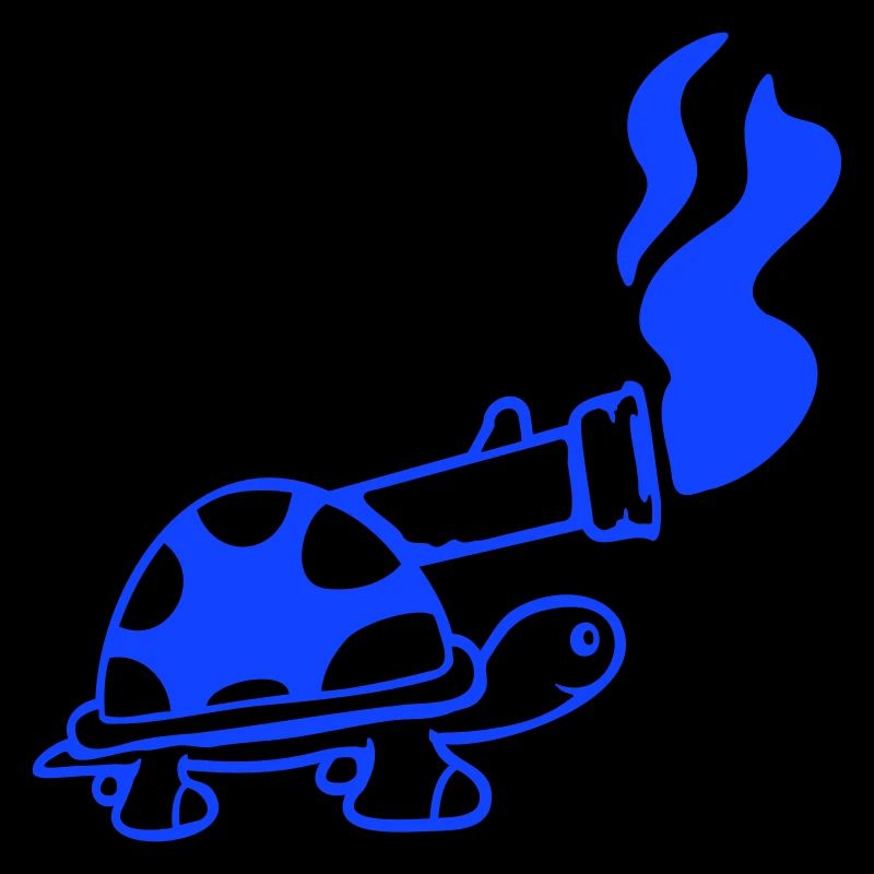 Schildkröte Panzer Waffe Kanone schießen Schuss