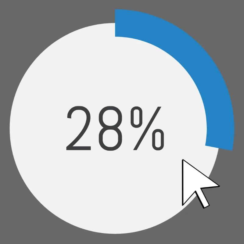 Blue Progress Ring Logiciel informatique Ordinateur PC