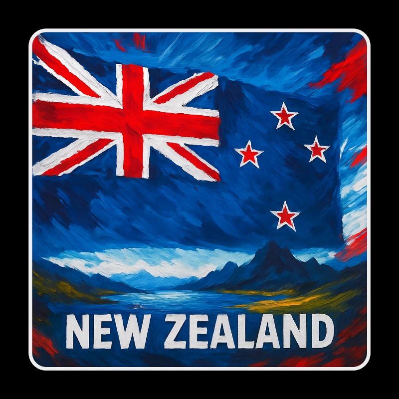 Neuseeland Flaggen Design