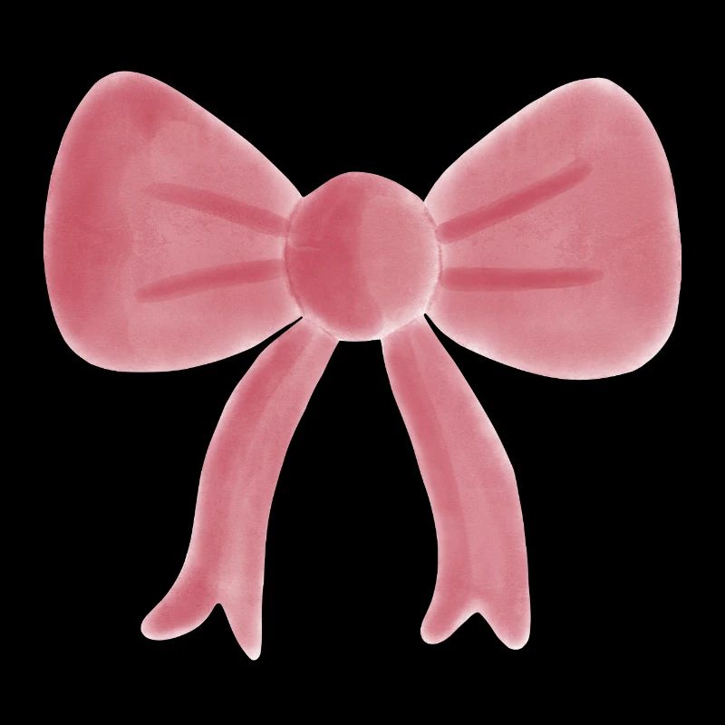 Noeud aquarelle rose pastel