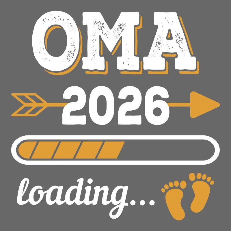 Oma 2026 Loading Zukünftige Großmutter Geschenk