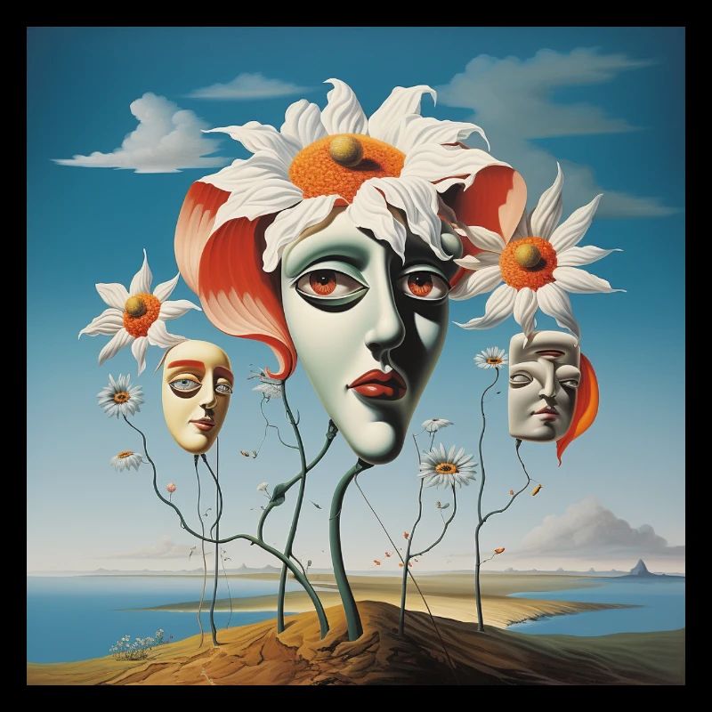 Masques de fleurs Dream