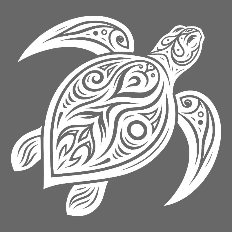 Turtle Tattoo Style – Mystical Design