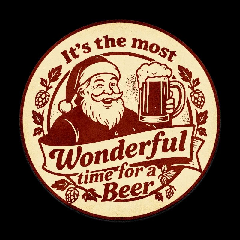 Weihnachtsbier Retrobadge