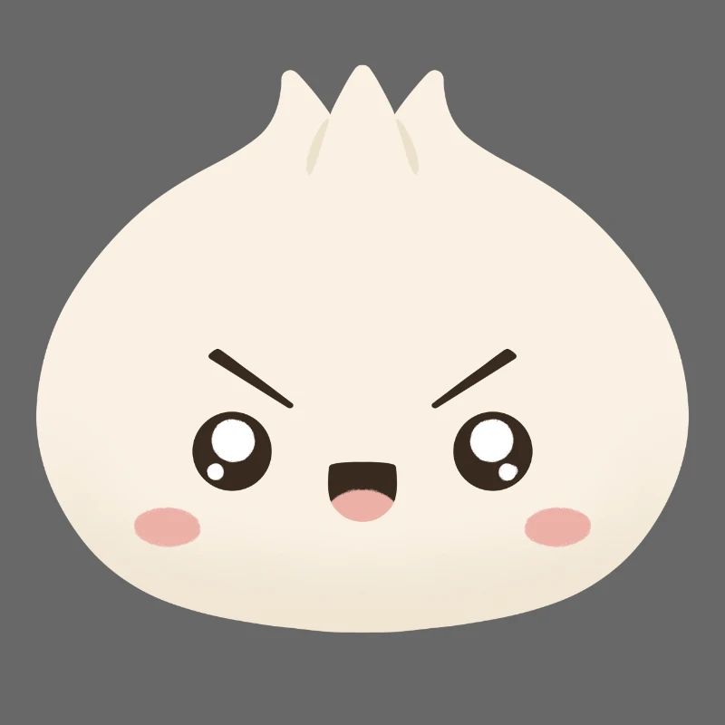 Grumpy Dumpling – süßes Maskottchen