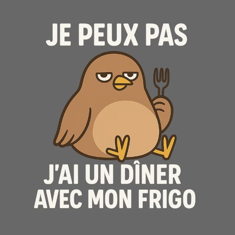 I can't I have a dinner with my fridge