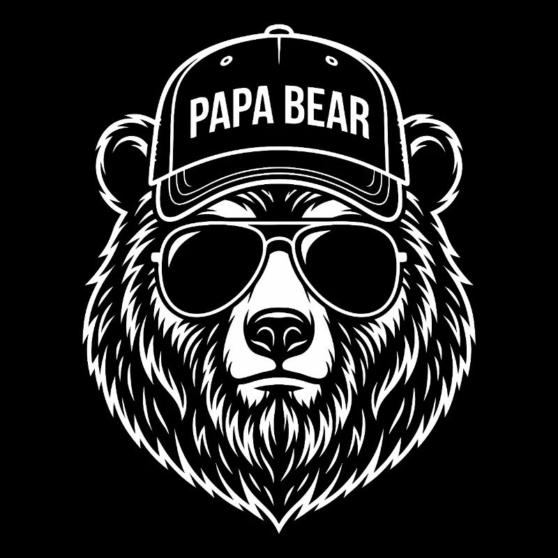 Papa Bear Funny Proud Dad