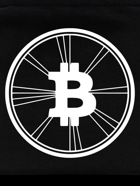 Bitcoin Logo Modern Wireframe Krypto