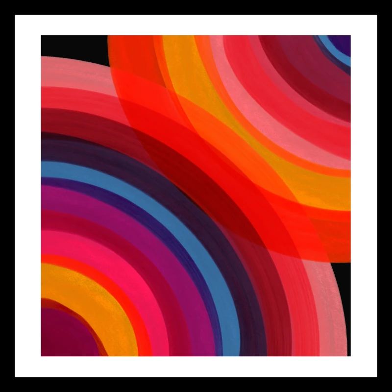 Abstrakter Regenbogen