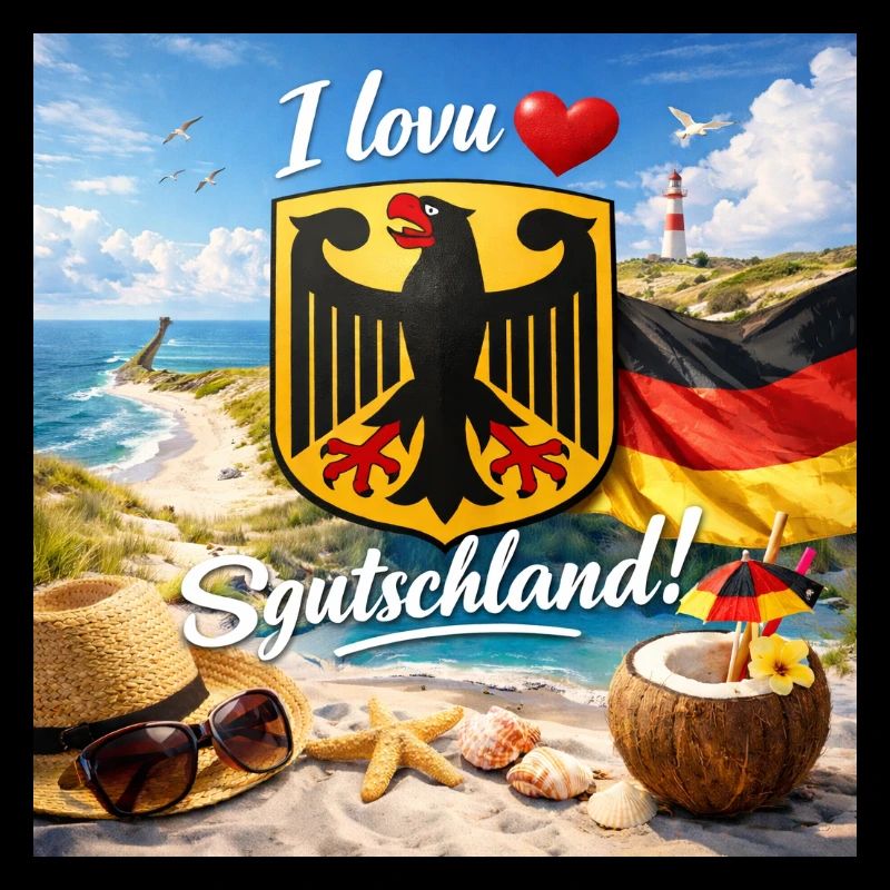Ich liebe Deutschland Strand