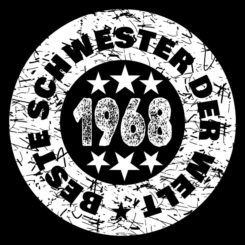Retro Badge 1968 Circle Stamp