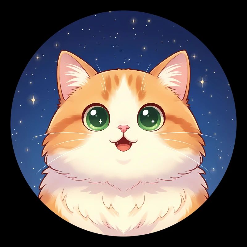 Chaton de la Nuit Étoilée