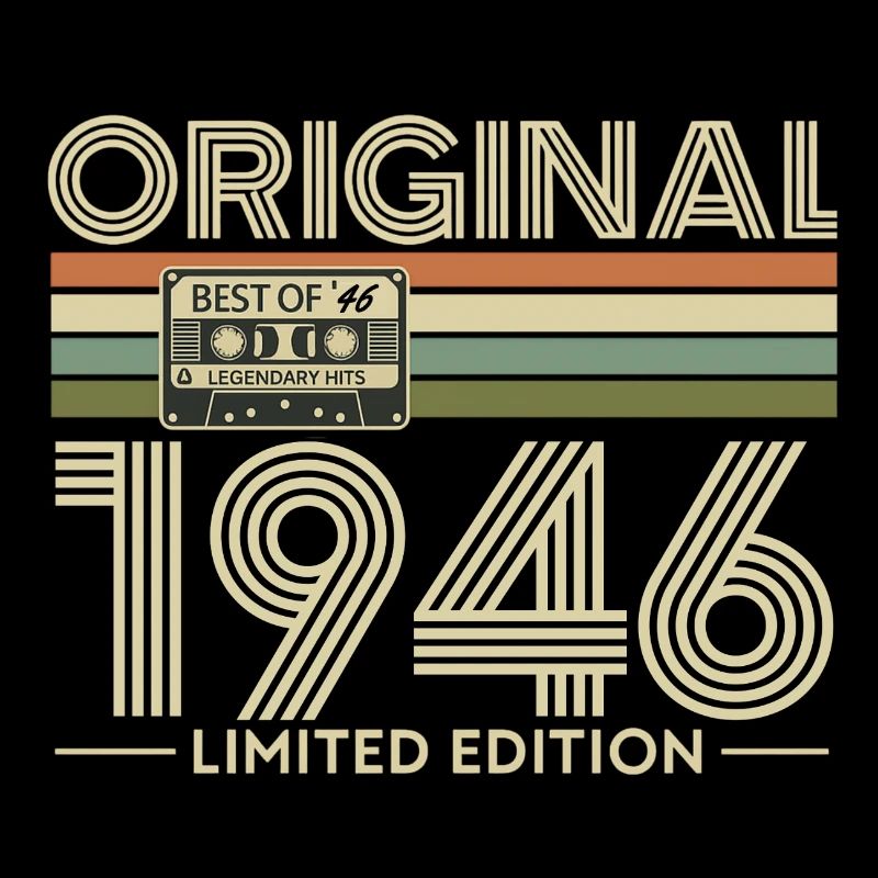 Original 1946 Édition Limitée Retro