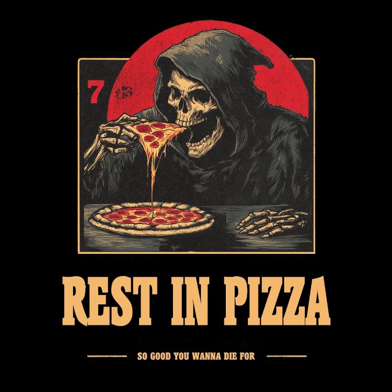 Repos dans la pizza