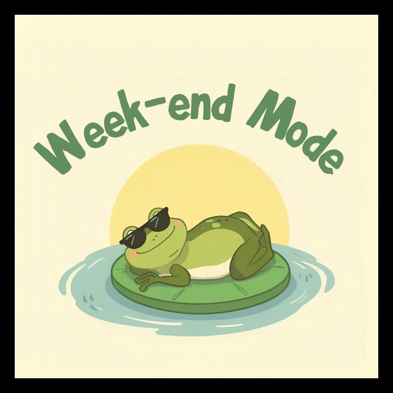 Week-end Mode Grenouille Chill