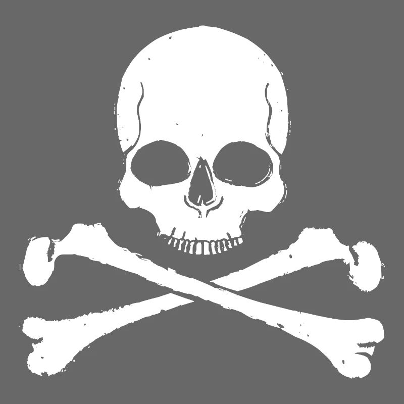 Skull Cross Pattern Skull