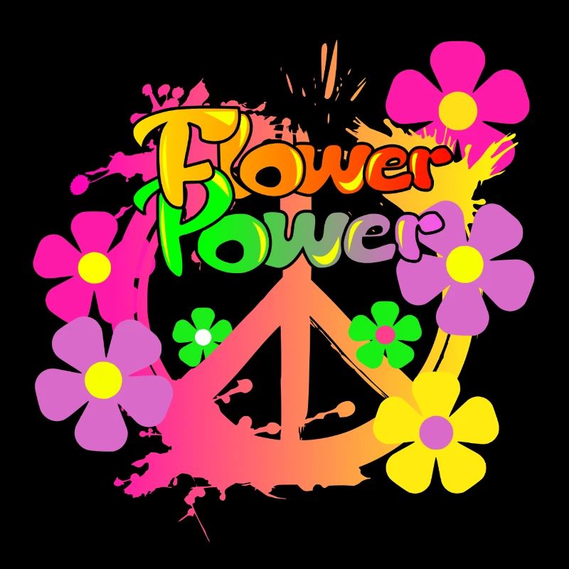 Flower Power Frieden Peacezeichen