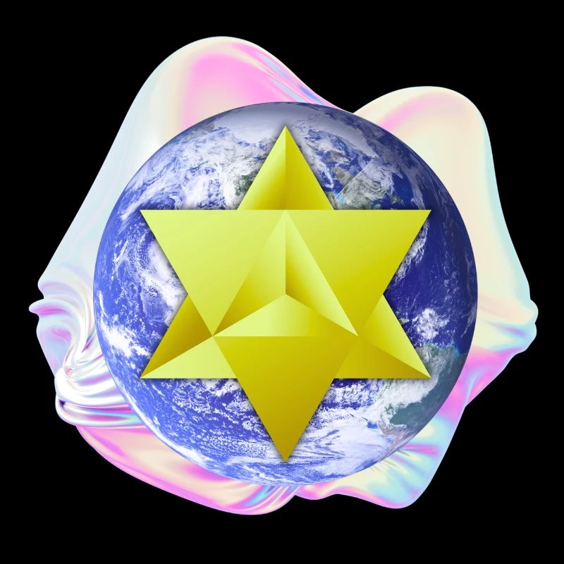 Surreal Merkaba Earth