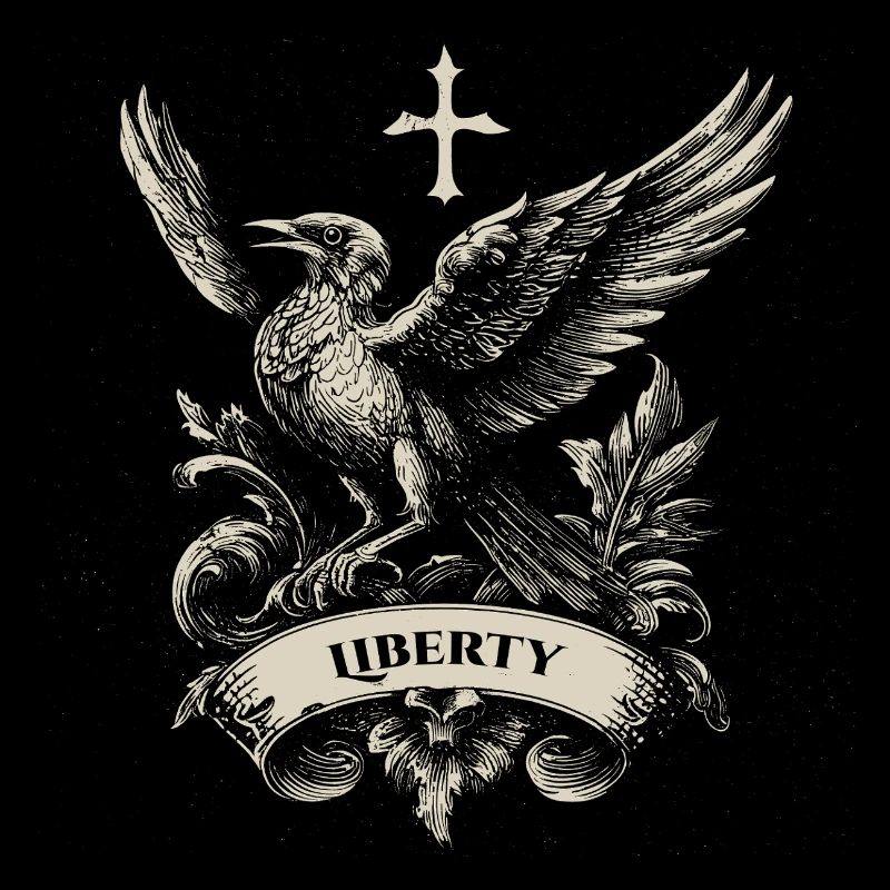 Emblème Liberty Eagle Vintage