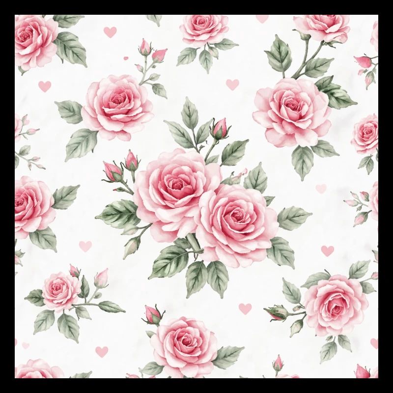 Rosen-und-Herzen-Muster