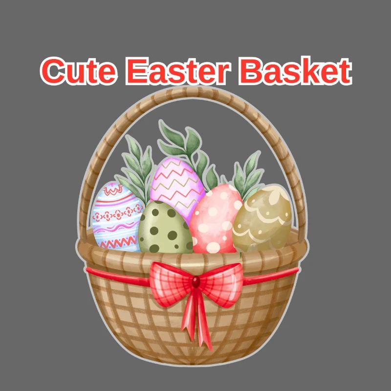 Cute Easter Basket Shirt – Easter Eggs Tee