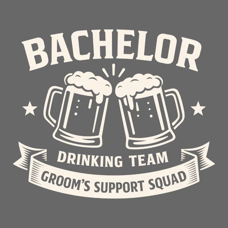 Bachelor Drinking Team - JGA Groom Support Squad