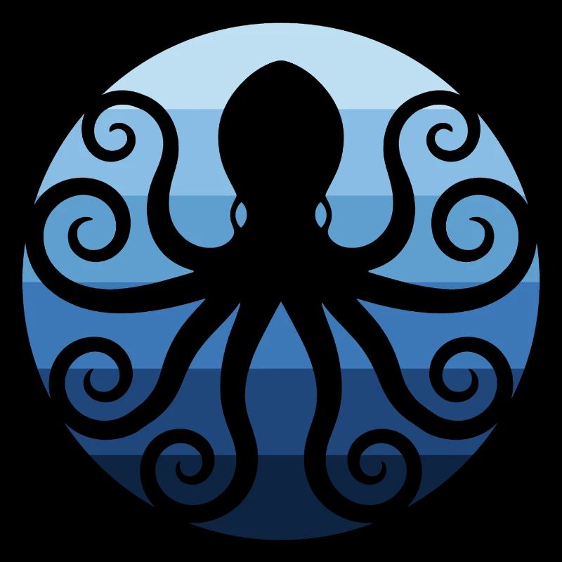 Octopus in the ocean