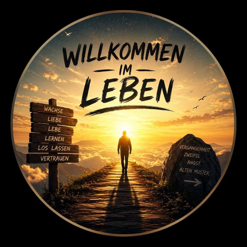 Willkommen im Leben Lebensweg
