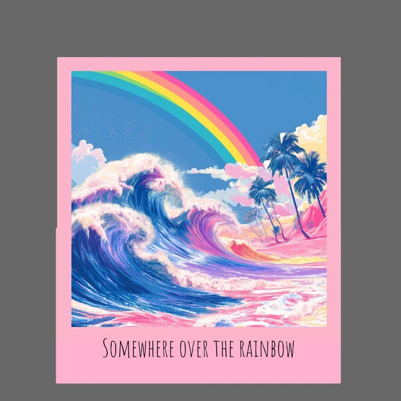 Rainbow Beach Rétro Wave